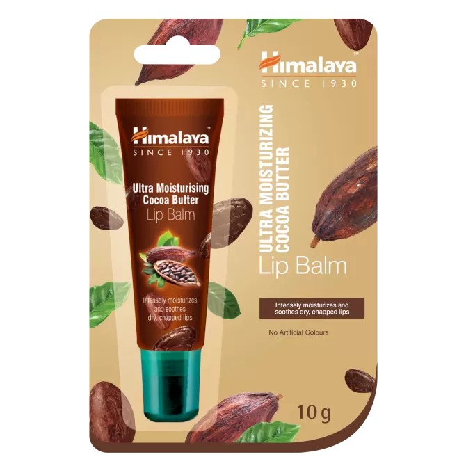 Хидратиращ балсам за устни с какаово масло с АПЛИКАТОР, Himalaya Wellness, 10 g