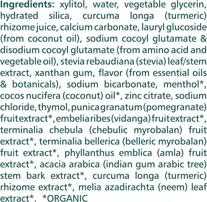 BOTANIQUE Избелваща паста за зъби  срещу образуване на плака КУРКУМА + КОКОСОВО МАСЛО, Himalaya Wellness, 113 g
