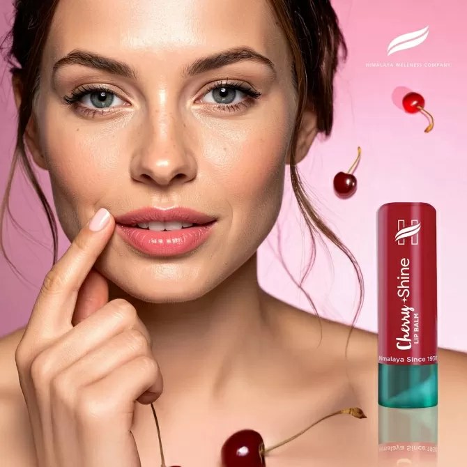 Балсам за устни Черешов блясък стик, Himalaya Wellness, 4.5 g