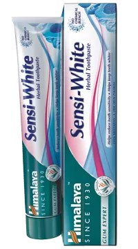 Избелваща паста за чувствителни зъби SENSI-WHITE, Himalaya, 75 ml
